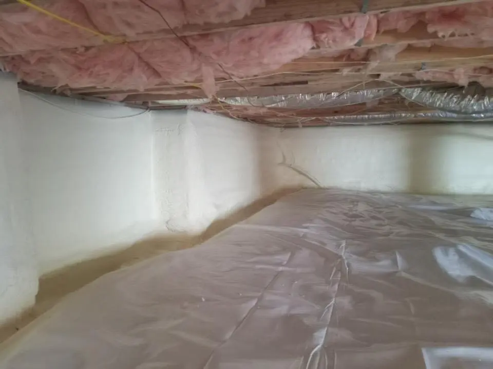 Crawl space encapsulation with closed-cell spray foam for Roof Maintenance in Hope Mills